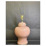 Pink Ceramic Lamp