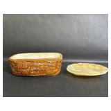 Alabaster Carved Stone Shell Dish, Pottery Dish