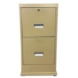Beige Metal Filing Cabinet