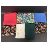 Mixed Sewing Fabric Floral Solid