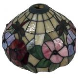 Dragonfly Design Leaded Glass Lamp Cover