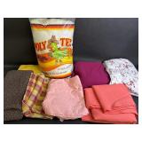 8pc Assorted Fabric and Polyester Fill
