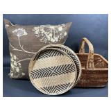 Wapa Venezuelan Baskets, Basket, Pillow