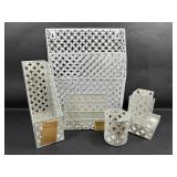 White Metal Office Storage, Paper Organizer
