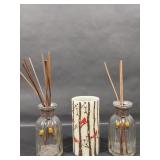 Pier 1 Imports Glass Diffuser Bottles, Wax LED