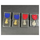 Vintage UIL Band Ensemble Solo Award Medals