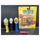 Pez Dispensers Ghost Skull Slimey Sid, Keychain