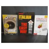 Three Language DVDs & Books