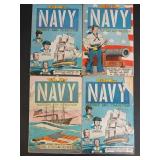 Four Navy History & Tradition Comic Books