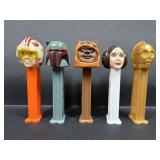 Star Wars Pez Dispensers Leia Luke Boba Fett C3PO