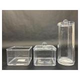 Clear Bathroom Organizers
