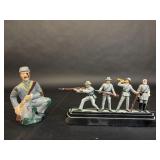 Elite Command Civil War Soldiers,Ceramic Soldier