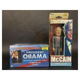 John McCain Action Figure & President Obama Cards