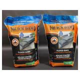 2 Packages Of Quick Dam Flood Bags
