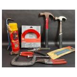 Tools: Hammer, Pliers, Chisels, Fish Tape, Clamp