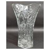 Pressed Glass Star of David Design Vase
