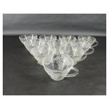 9 Anchor Hocking Harvest Grape Glass Punch Cups