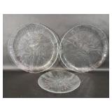 Arcoroc Canterbury Crocus Clear Glass Plates