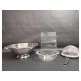 Assorted Glass/Stainless Kitchenware