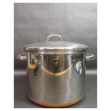 Vintage Revere Ware 1801 Copper Bottom 10qt Pot