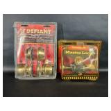 Master Lock, Defiant Doorknobs Deadbolt