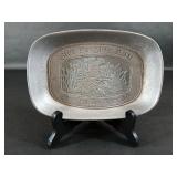 Pewter Give Us This Day Our Daily Bread Plate