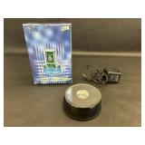 Rotating Lighted Display Base for Crystal Statues