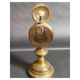 Vintage Brass Bulls Eye Reading Lamp