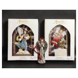 Two Angels Beside Me Christmas Ornaments