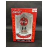 Coca Cola Rotating Pendulum Anniversary Clock