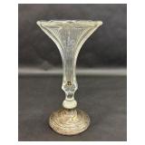 Gorham Sterling & Glass Floral Vase