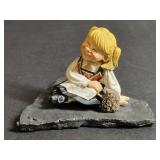 Vintage Candy Design Norway Laughing Boy Figure