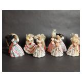 8 Miniature Barbie Dolls from 1993 McDonald's