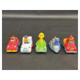 1983 Playskool Sesame Street Die Cast Toy Cars