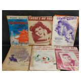 Vintage Sheet Music Booklets