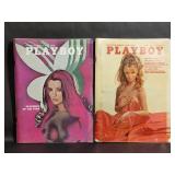 Vintage 1970 PlayBoy Magazines