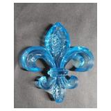 Waterford Crystal Fleur de Lys Aqua Ornament