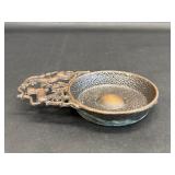 Vintage Soviet Russia Era Cast Metal Ashtray