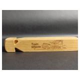 Vintage Handcrafted Wooden Train Whistle