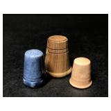Wood & Ceramic Thimbles