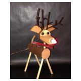 Wooden Christmas Reindeer Decoration