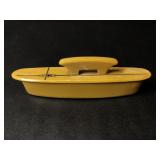 Vintage Bakelite Yellow Nail Buffer