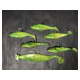 6 Silicone Soft Fish Lures