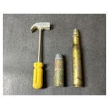 Two Bullets and Miniature Hammer