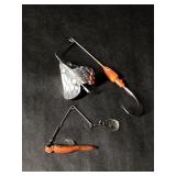 Two Bait Spinner Hooks/ Wigglers Fishing Lures