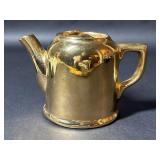 Vintage Hall China Golden Glo Ceramic Teapot