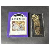 Little Women Mini Book, Angel Bookmark Clip