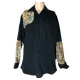 RIO BRAVO Mens Black Long Sleeve Shirt