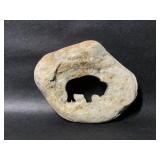 Caprock Canyons Buffalo Carved Rock