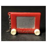 Vintage 1994 Etch a Sketch Keychain